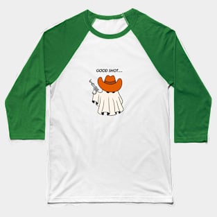 Ghost cowboy shooting Baseball T-Shirt